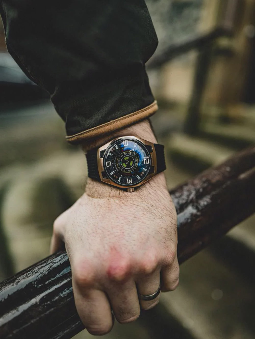 Nubeo NB-6094-01 vyriškas laikrodis OAO Automatic Limited Edition 44mm 5ATM