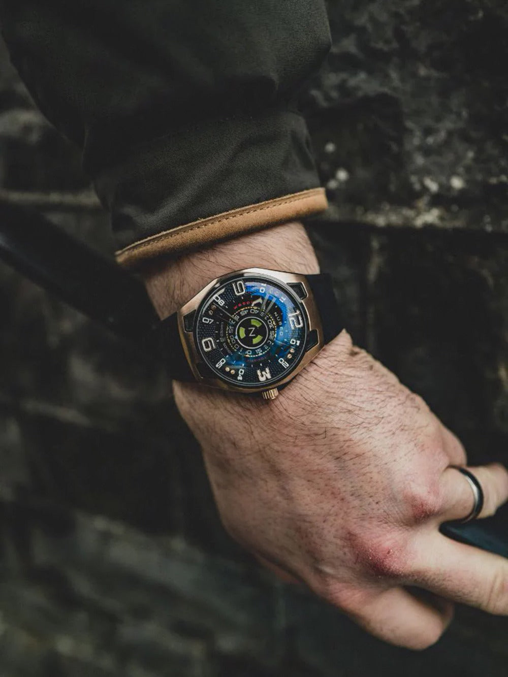 Nubeo NB-6094-01 vyriškas laikrodis OAO Automatic Limited Edition 44mm 5ATM