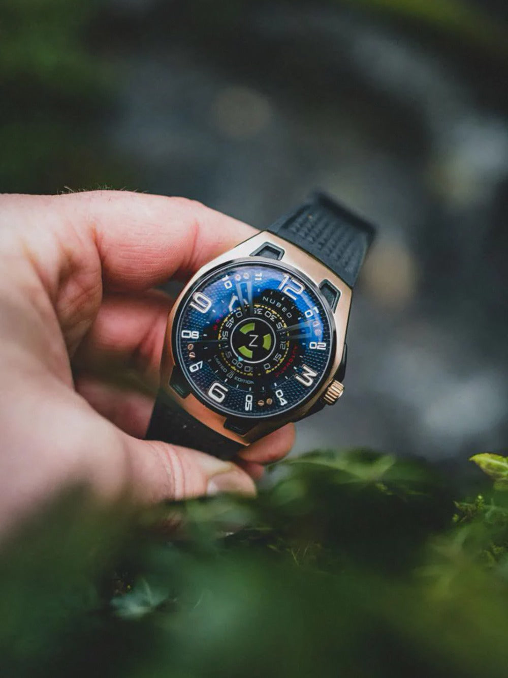 Nubeo NB-6094-01 vyriškas laikrodis OAO Automatic Limited Edition 44mm 5ATM