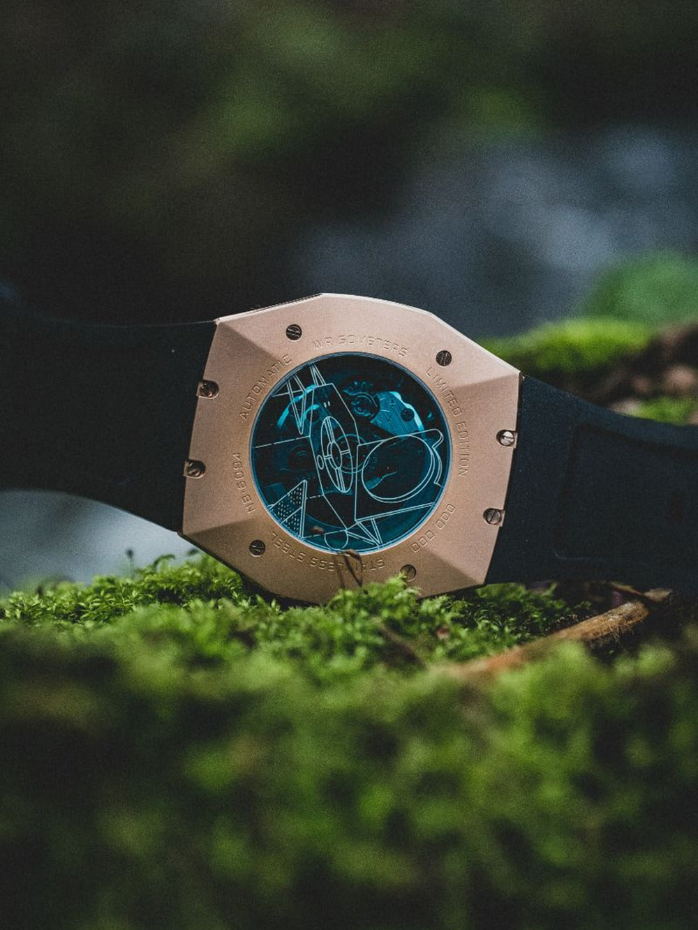 Nubeo NB-6094-01 vyriškas laikrodis OAO Automatic Limited Edition 44mm 5ATM