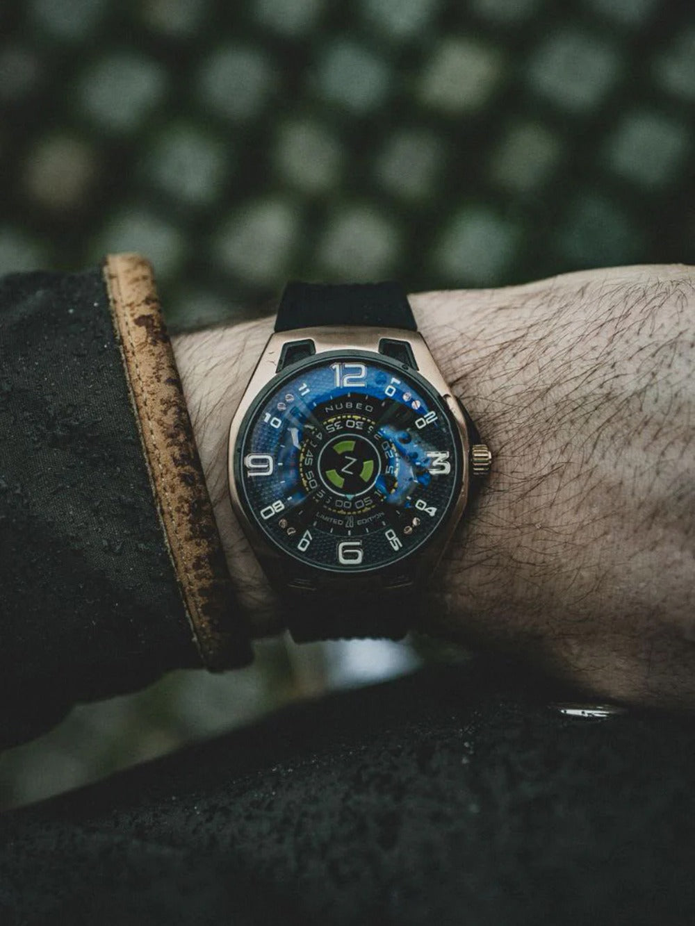 Nubeo NB-6094-01 vyriškas laikrodis OAO Automatic Limited Edition 44mm 5ATM