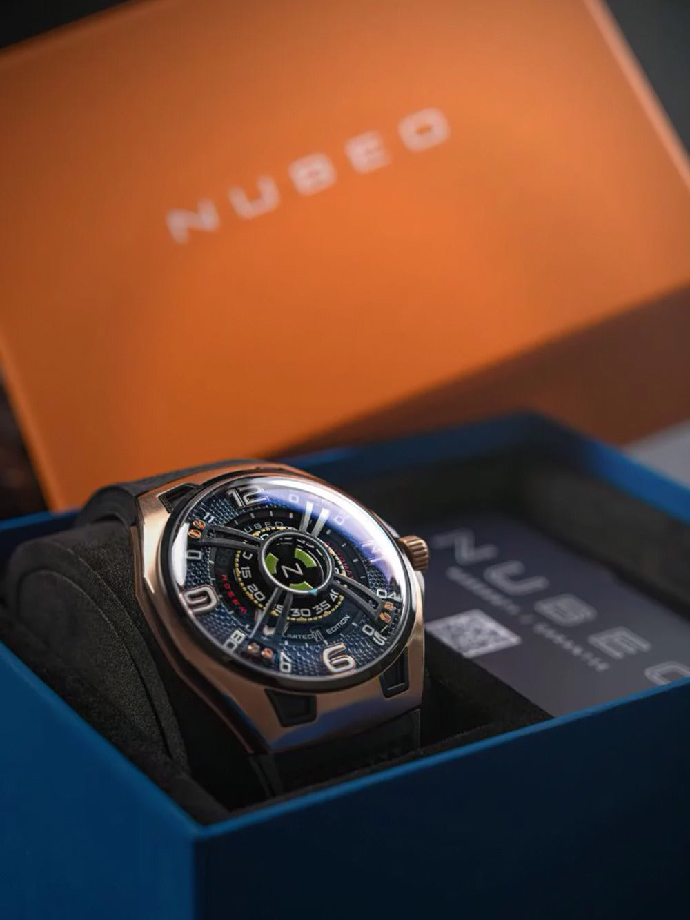 Nubeo NB-6094-01 vyriškas laikrodis OAO Automatic Limited Edition 44mm 5ATM