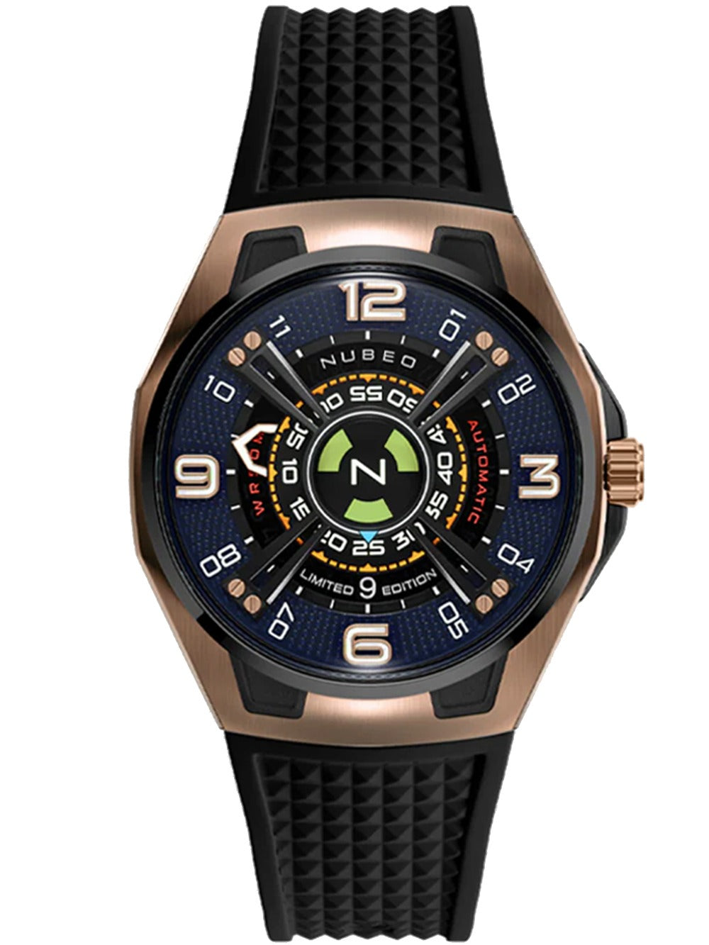 Nubeo NB-6094-01 vyriškas laikrodis OAO Automatic Limited Edition 44mm 5ATM