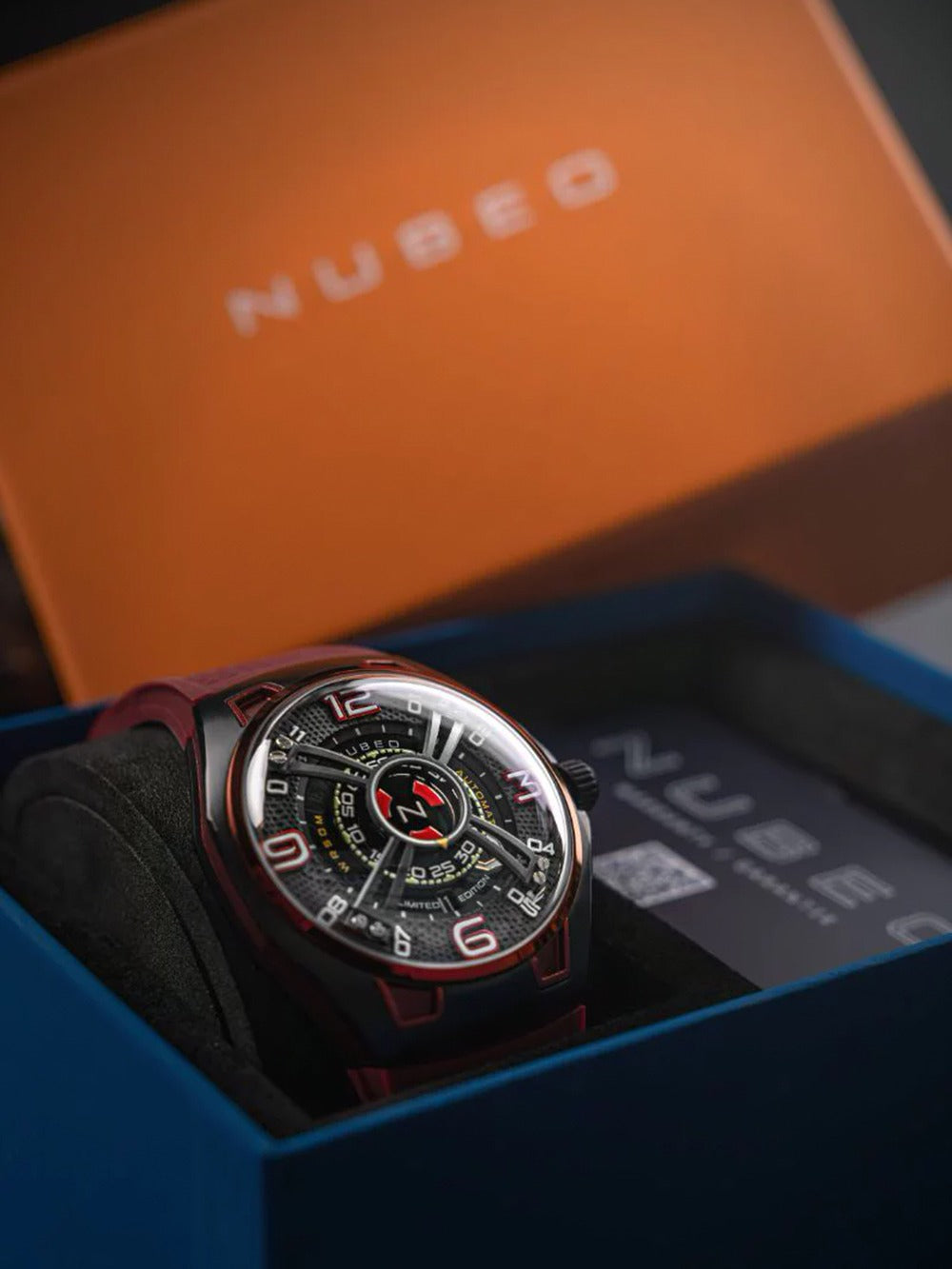 Nubeo NB-6094-02 vyriškas laikrodis OAO Automatic Limited Edition 44mm 5ATM