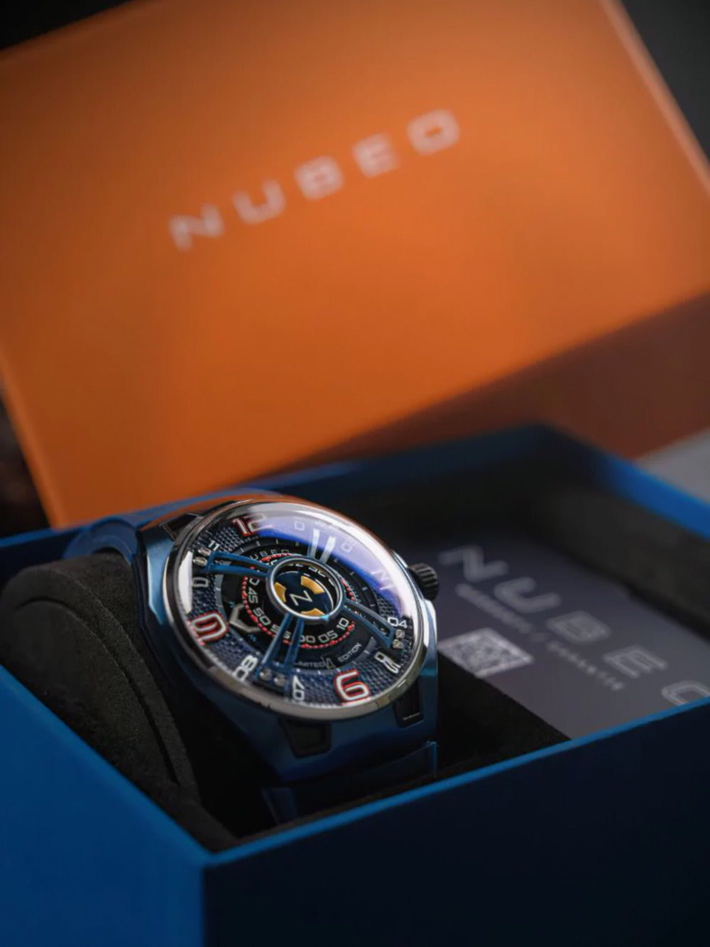 Nubeo NB-6094-03 vyriškas laikrodis OAO Automatic Limited Edition 44mm 5ATM