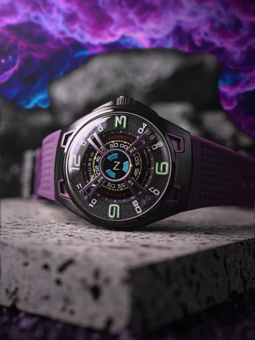 Nubeo NB-6094-05 vyriškas laikrodis OAO Automatic Limited Edition 44mm 5ATM