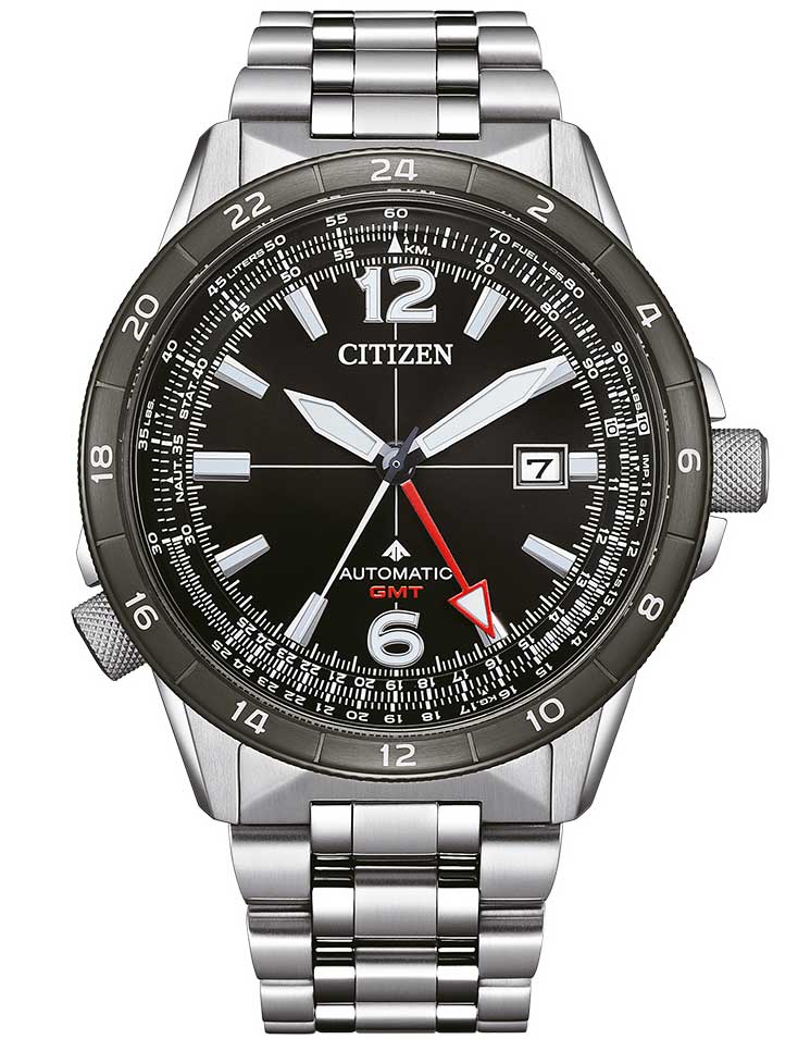 Citizen NB6046-59E vyriškas laikrodis Automatic GMT 44,5 mm 20ATM