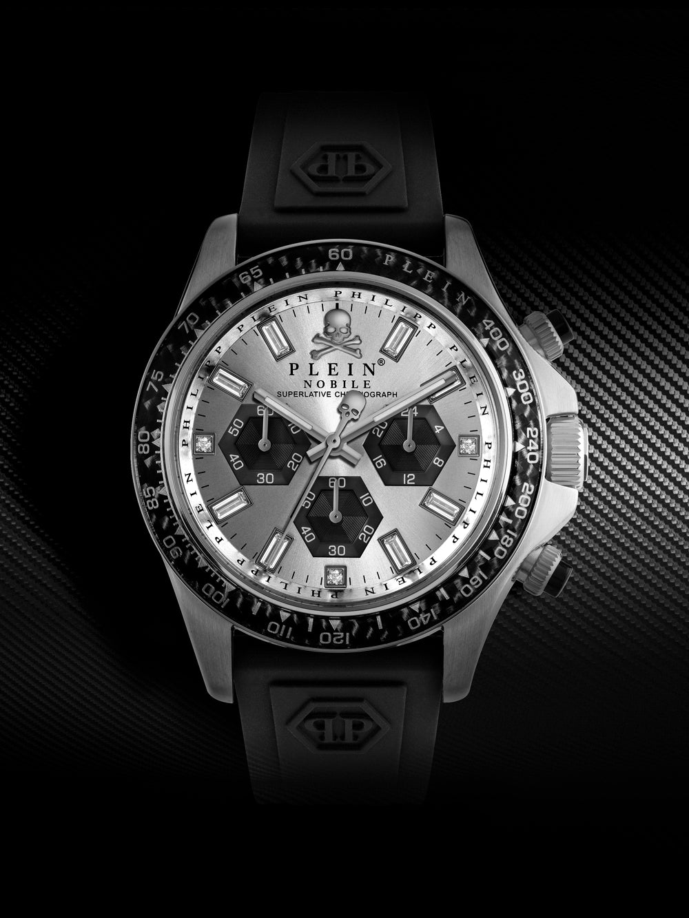 Philipp Plein PWVAA0123 Street Couture Chronograph vyriškas laikrodis 43mm 5ATM