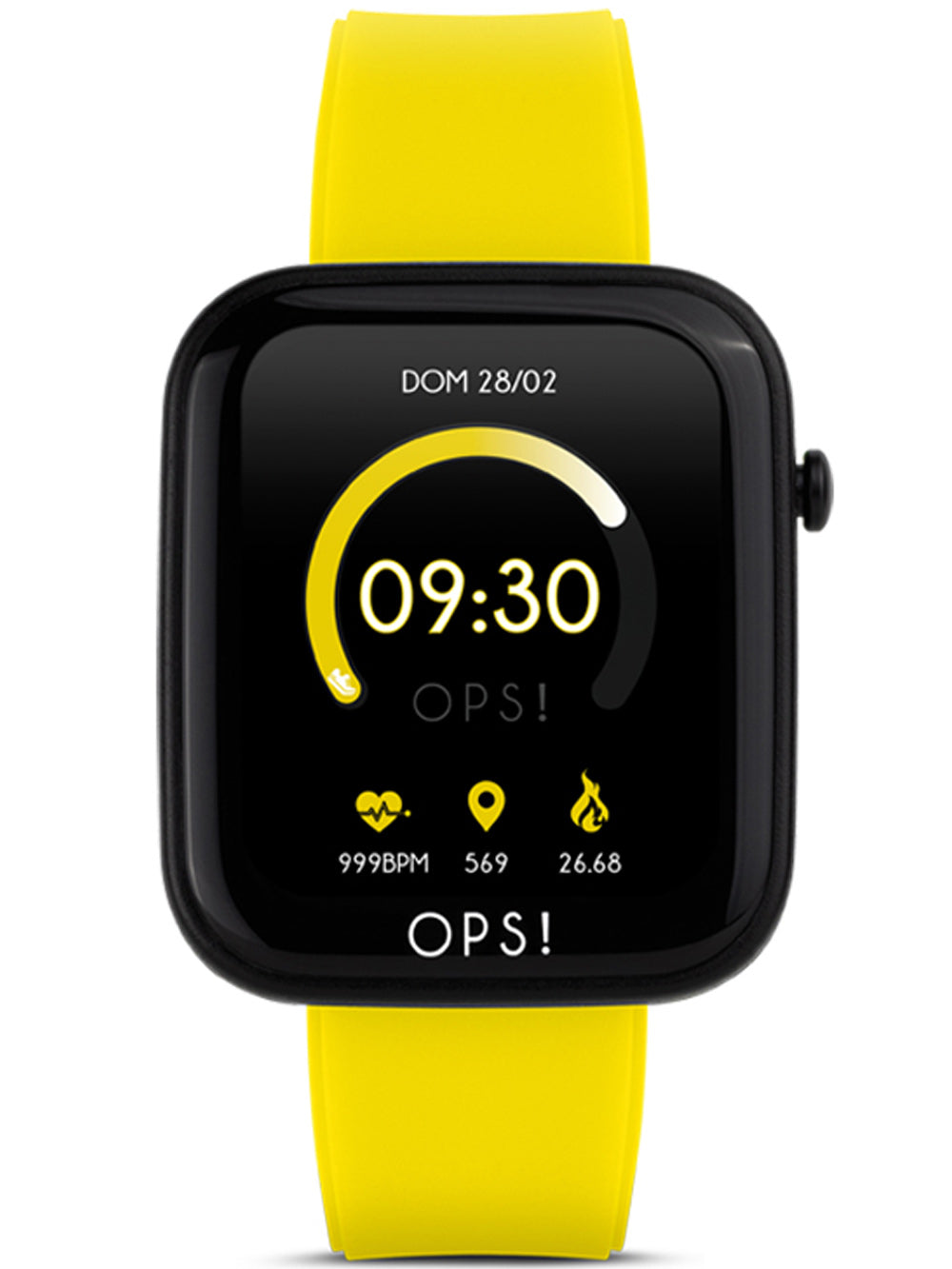 OPS!SMART OPSSW-06 Active Smartlaikrodis Unisex 38mm