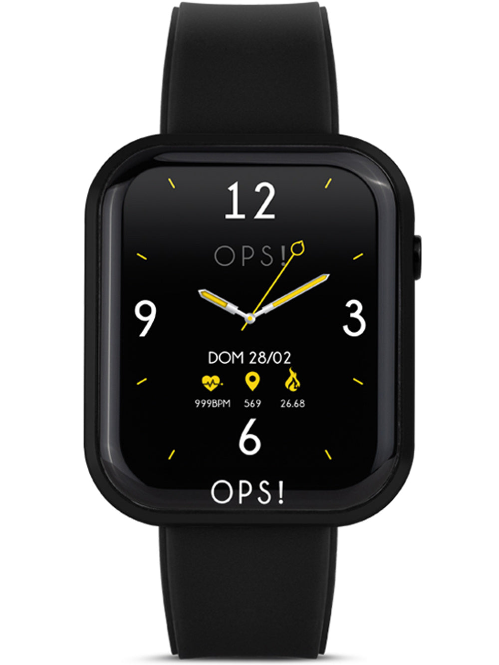 OPS!SMART OPSSW-09 Call Smartlaikrodis Unisex 38mm