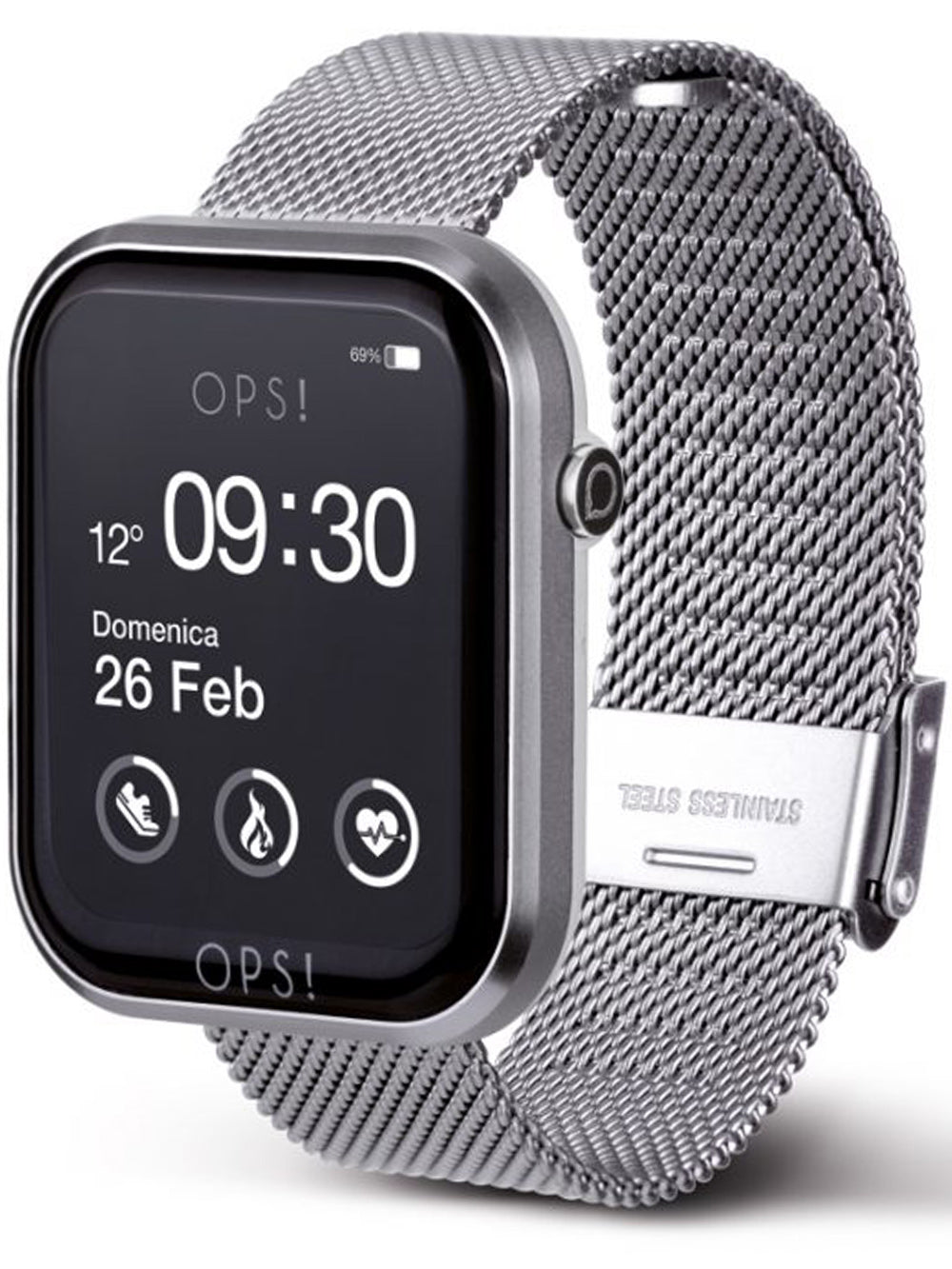 OPS!SMART OPSSW-15 Call Unisex Smartlaikrodis 38mm