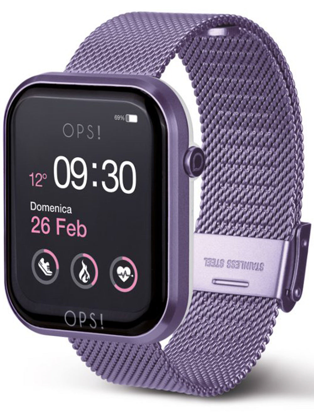 OPS!SMART OPSSW-18 Call Unisex Smartlaikrodis 38mm