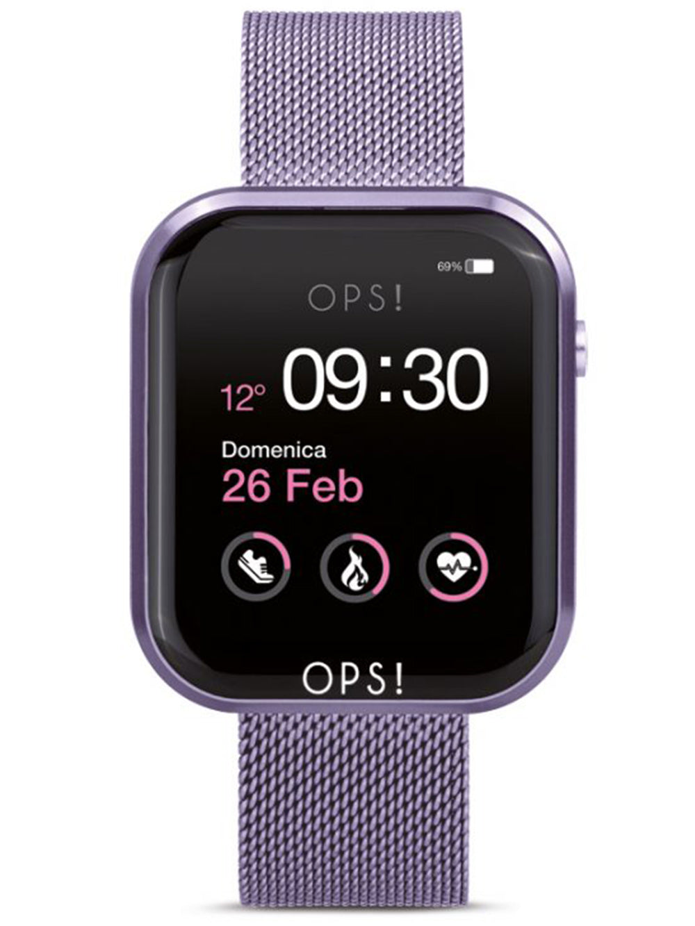 OPS!SMART OPSSW-18 Call Unisex Smartlaikrodis 38mm