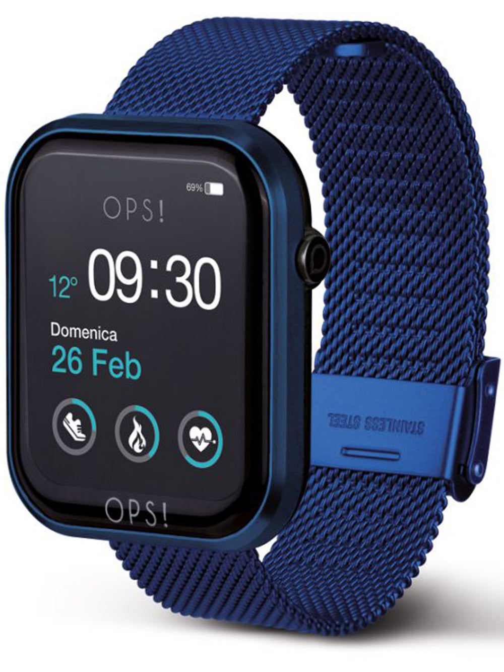OPS!SMART OPSSW-20 Call Unisex Smartlaikrodis 38mm