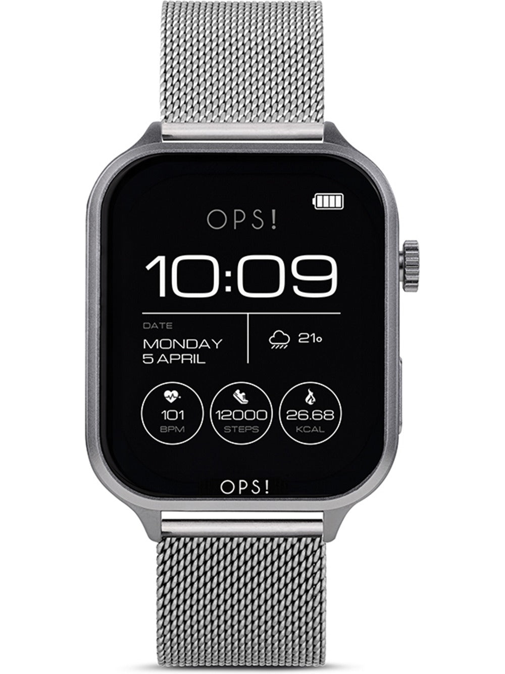 OPS!SMART OPSSW-44 Call Max Amoled unisex Smartlaikrodis 41.5 mm