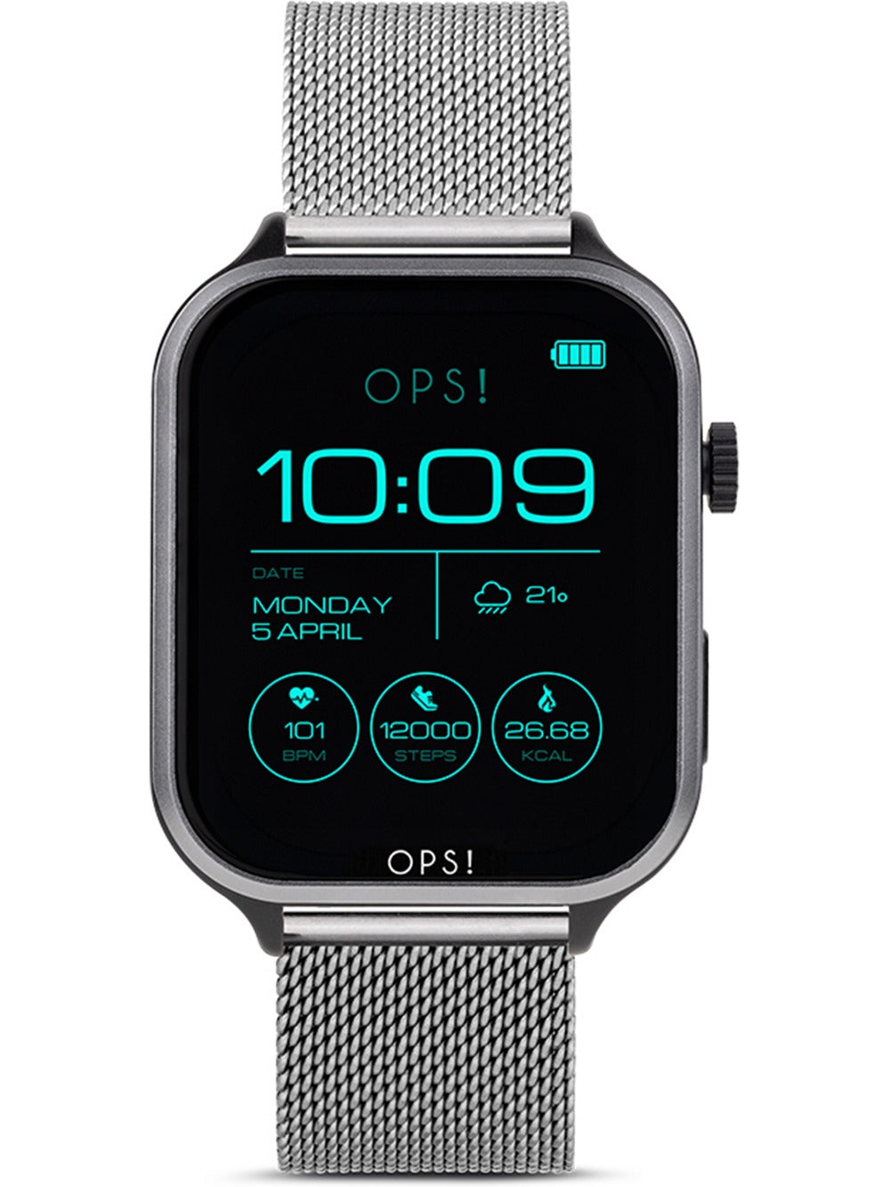 OPS!SMART OPSSW-45 Call Max Amoled unisex Smartlaikrodis 41.5 mm