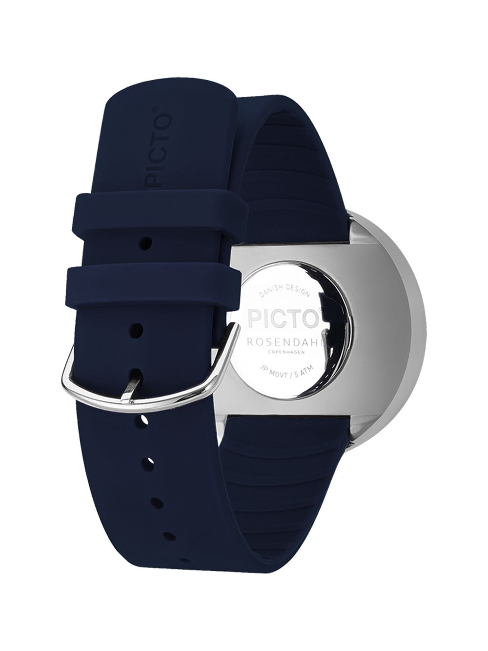 PICTO 43393-0520S Unisex laikrodis Midnight Blue 40mm 5ATM
