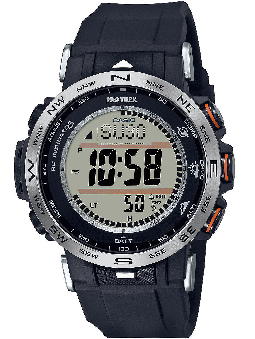 Casio PRW-30-1AER Pro Trek solar vyriškas laikrodis 40mm 10ATM