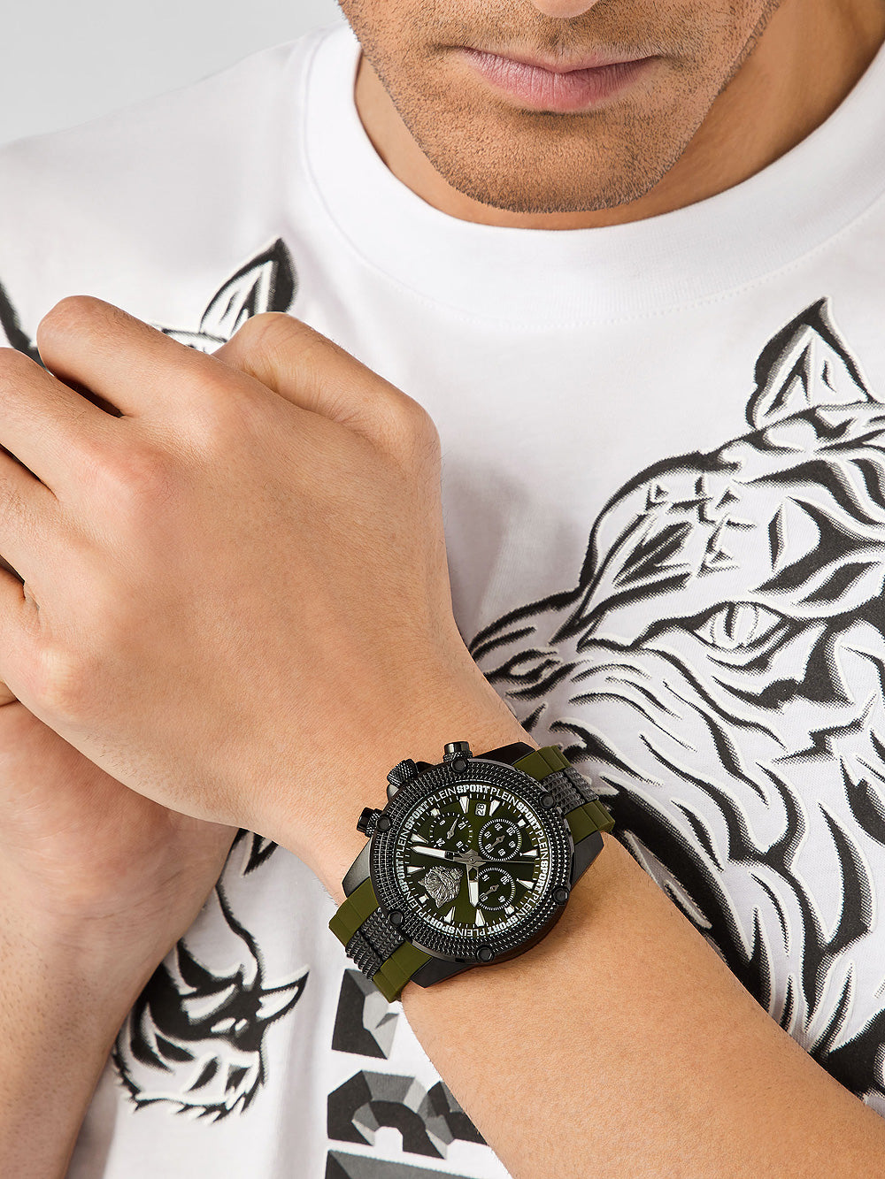 Plein Sport PSDBA0223 Hurricane Chronograph vyriškas laikrodis 44mm 5ATM