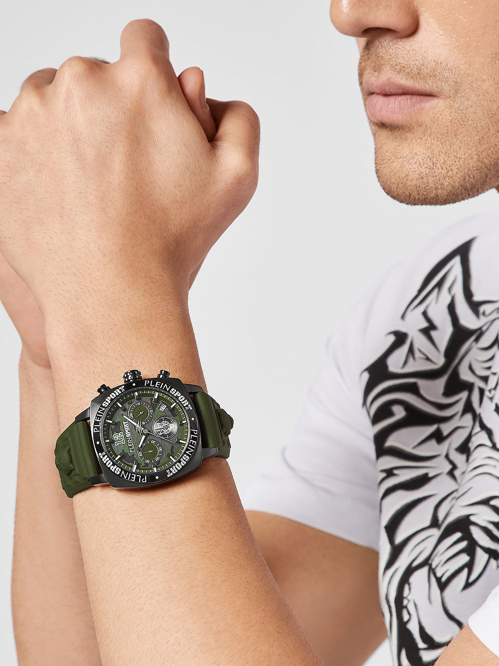 Plein Sport PSGBA0223 Wildcat Chronograph vyriškas laikrodis 40mm 5ATM