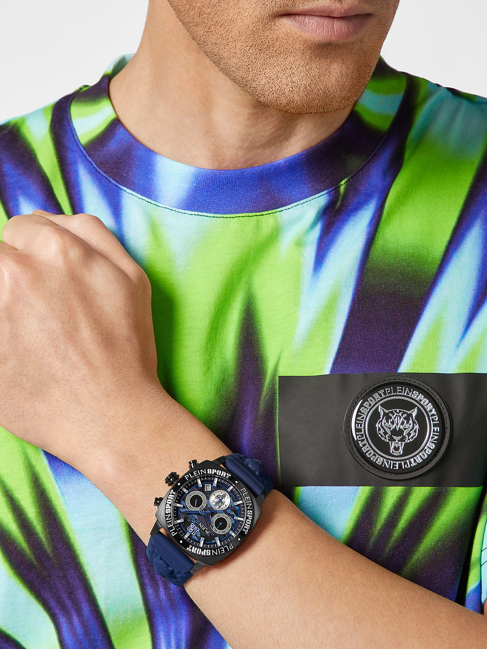 Plein Sport PSGBA0323 Wildcat Chronograph vyriškas laikrodis 40mm 5ATM