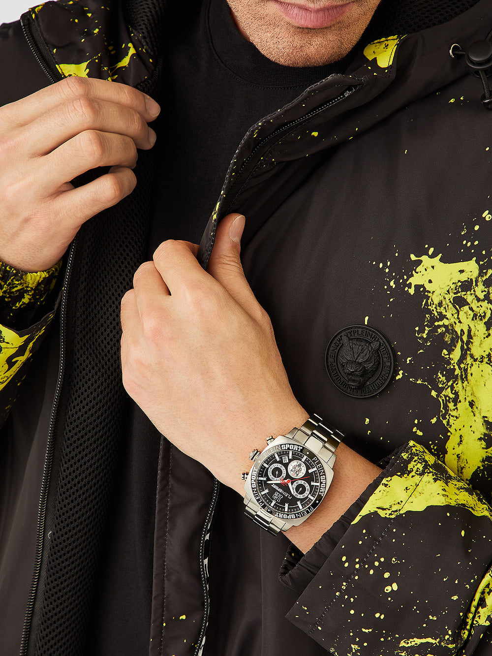 Plein Sport PSGBA1123 Wildcat Chronograph vyriškas laikrodis 40mm 5ATM