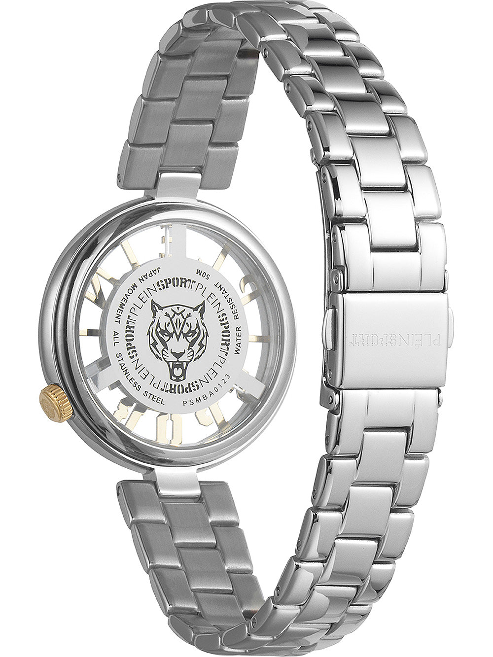 Plein Sport PSMBA0123 Tiger Luxe moteriškas laikrodis 36mm 5ATM