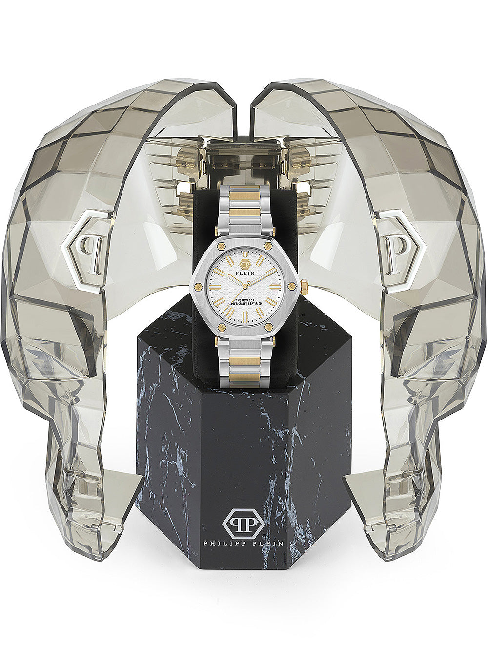 Philipp Plein PW1BA0523 The Hexagon moteriškas laikrodis 38mm 5ATM