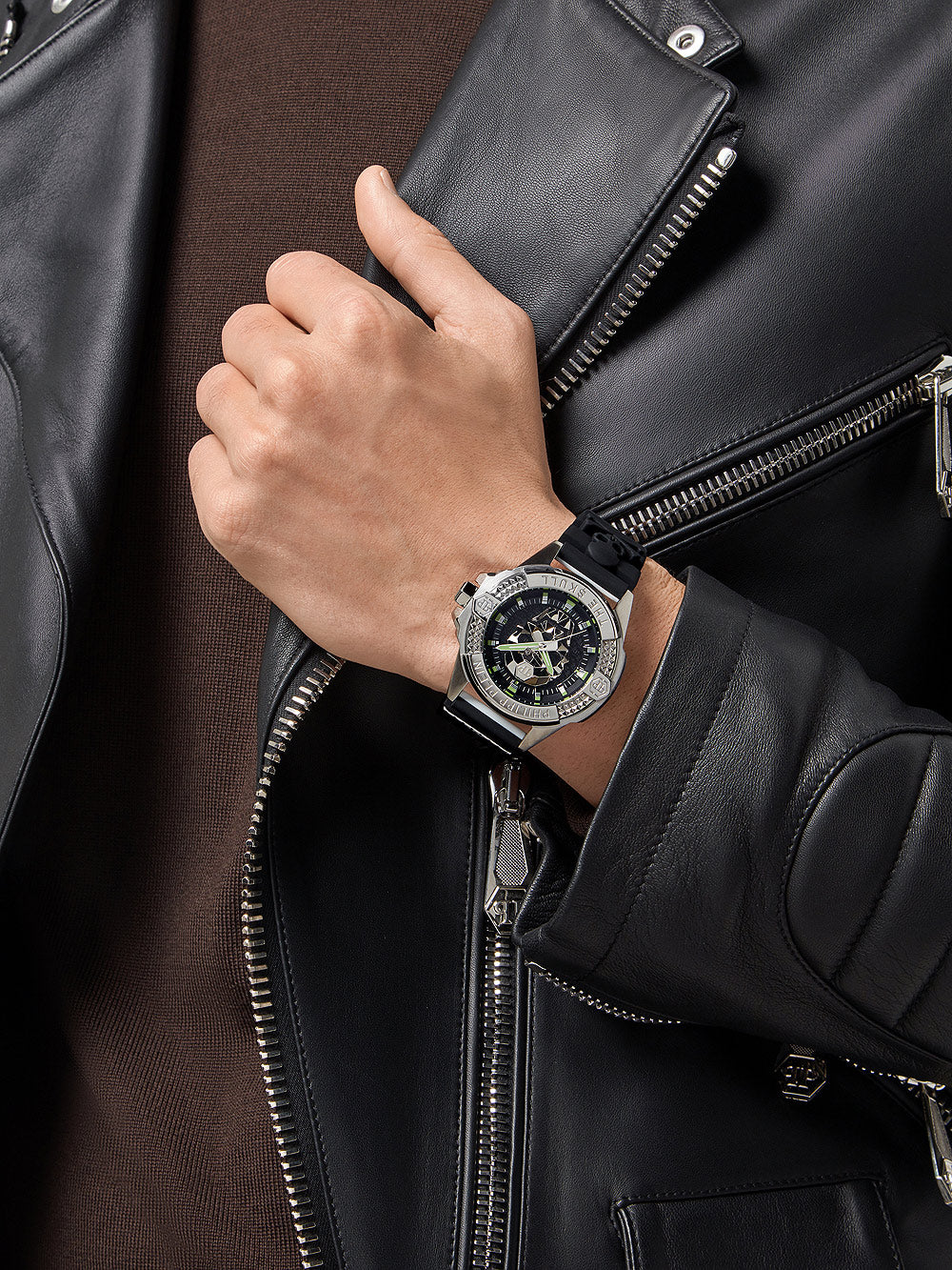 Philipp Plein PWAAA0121 The Skull 44mm vyriškas laikrodis 44mm 5ATM