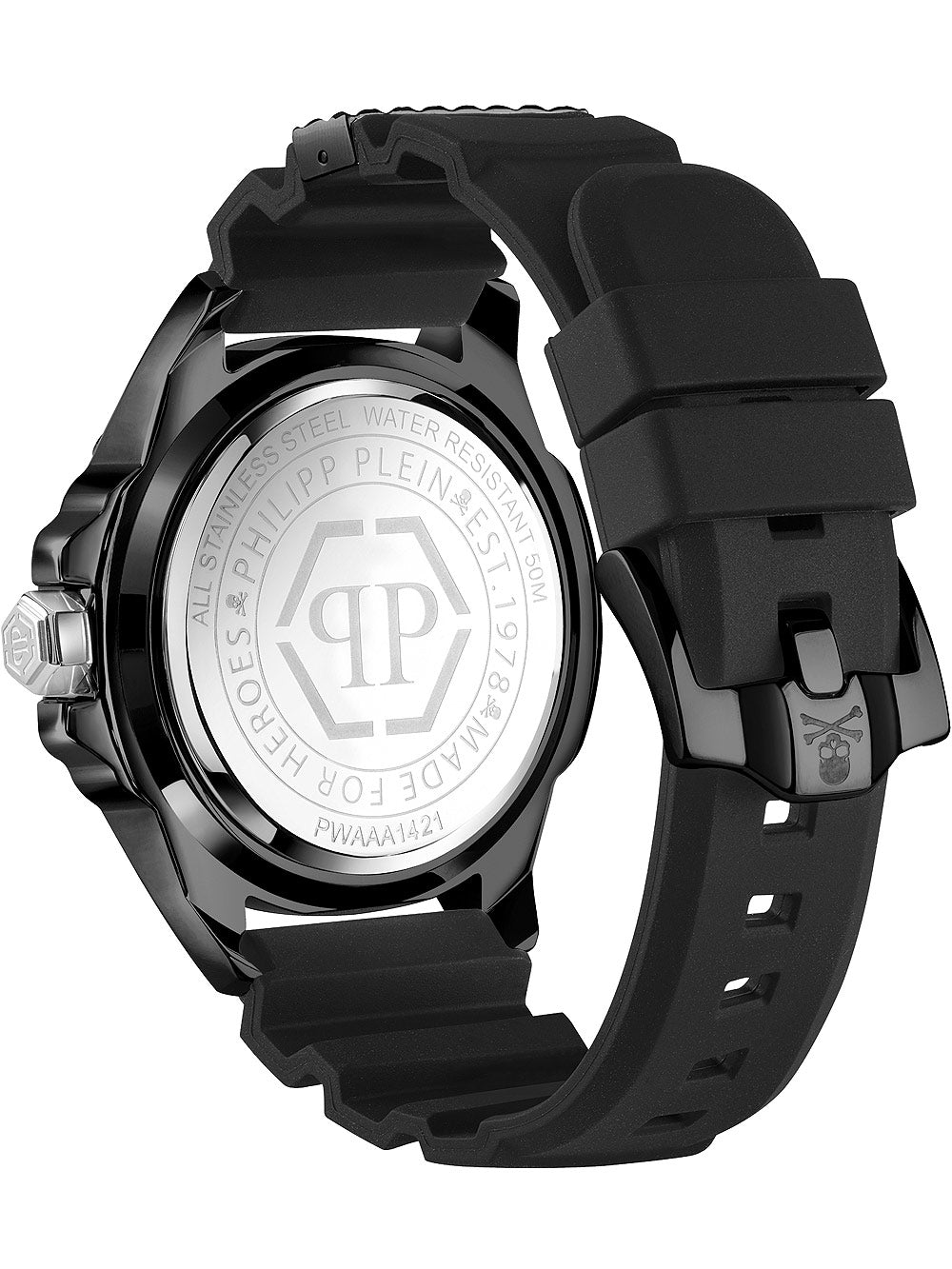 Philipp Plein PWAAA1421 The $kull vyriškas laikrodis 44mm 5ATM