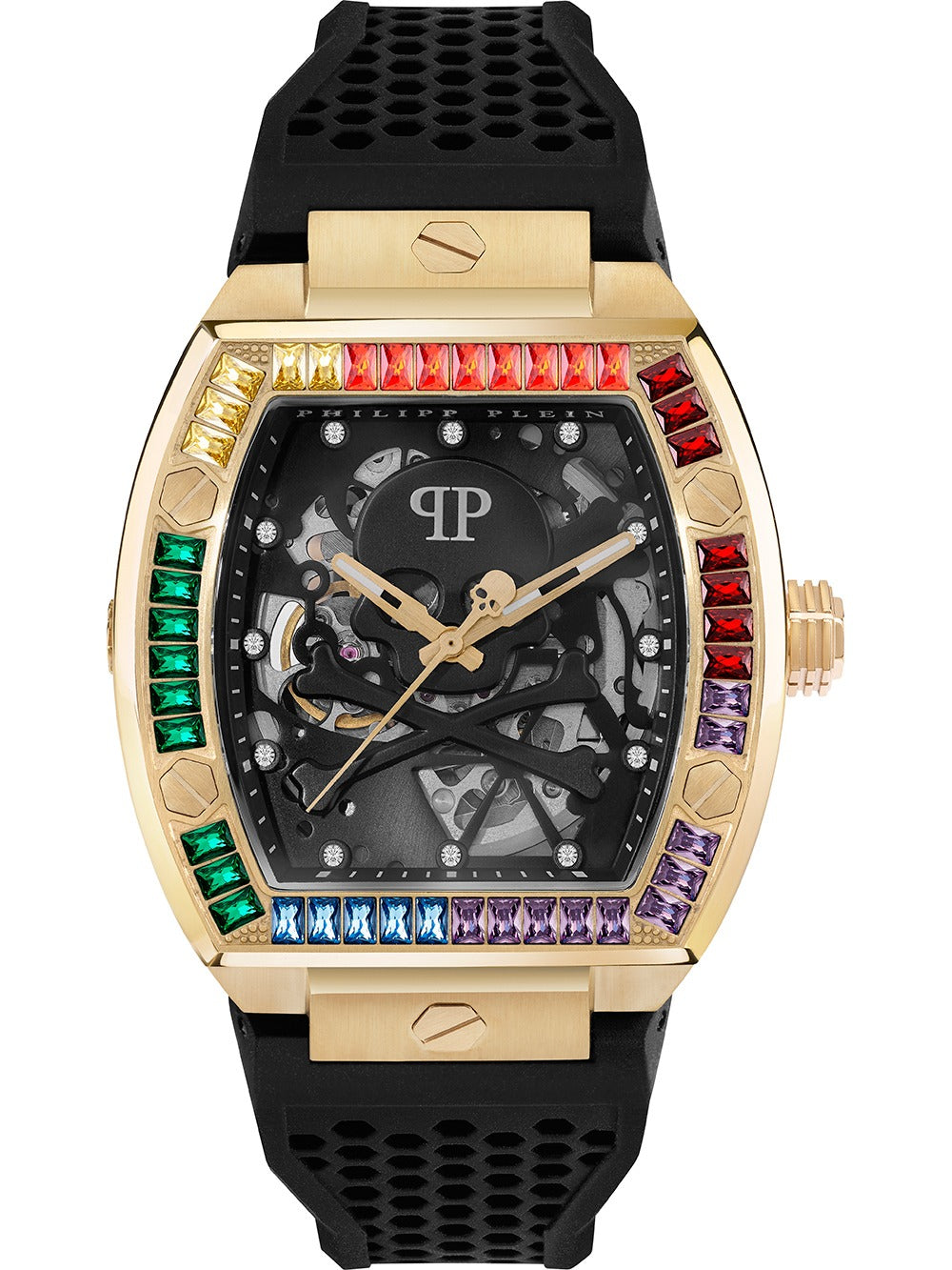 Philipp Plein PWBAA1623 vyriškas laikrodis The Skeleton Automatic 44mm 5ATM