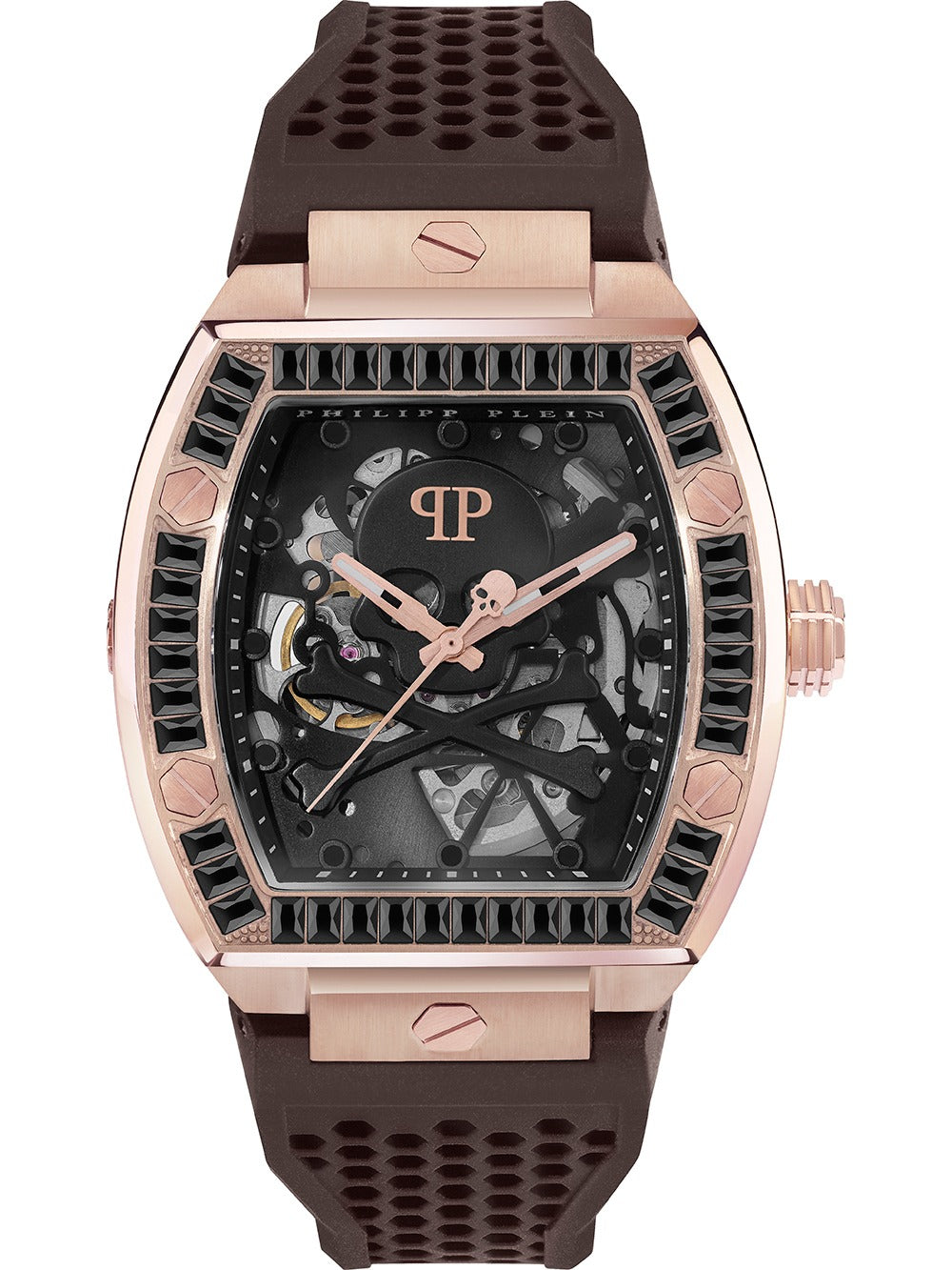 Philipp Plein PWBAA1723 vyriškas laikrodis The Skeleton Automatic 44mm 5ATM