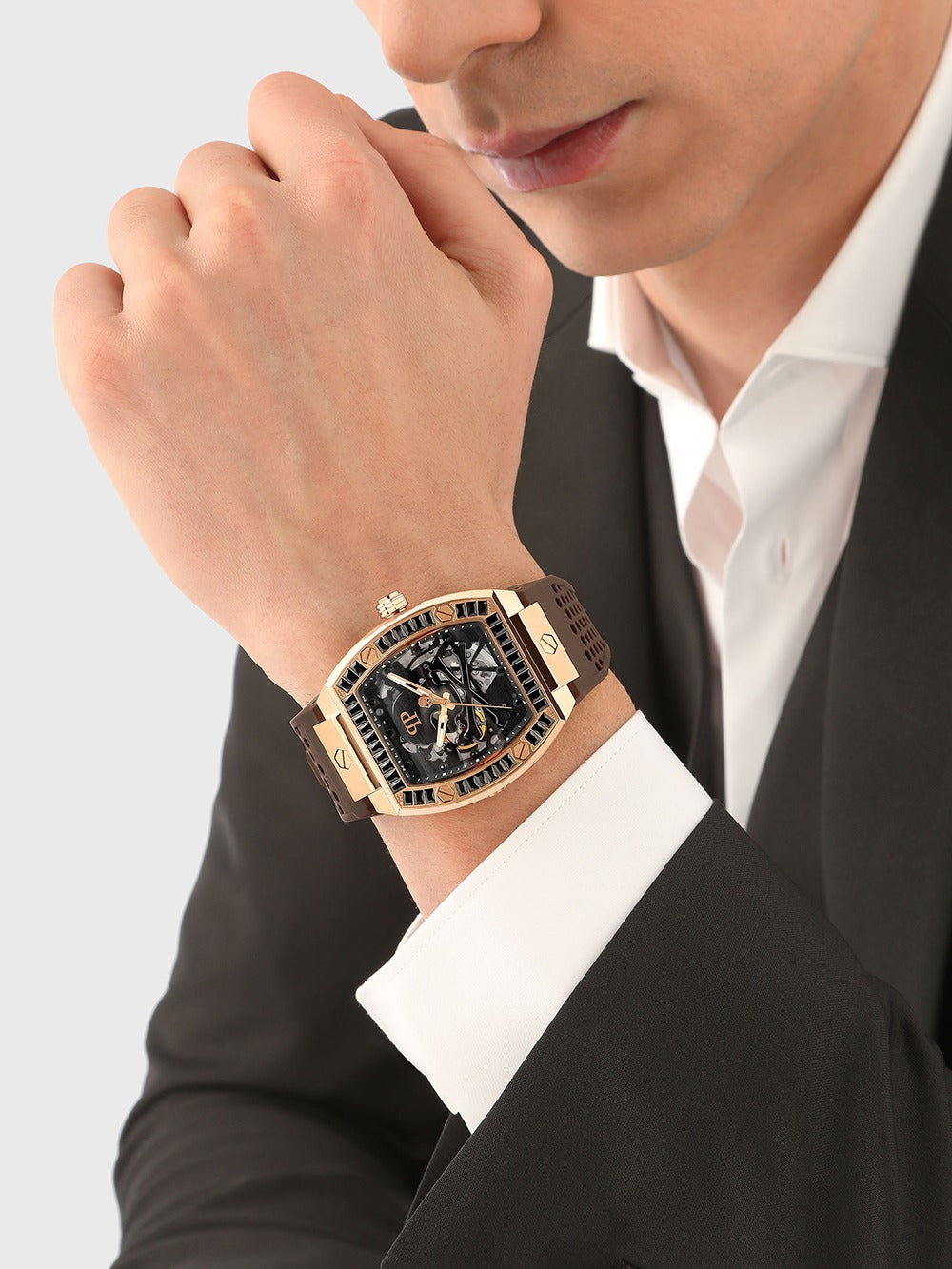 Philipp Plein PWBAA1723 vyriškas laikrodis The Skeleton Automatic 44mm 5ATM