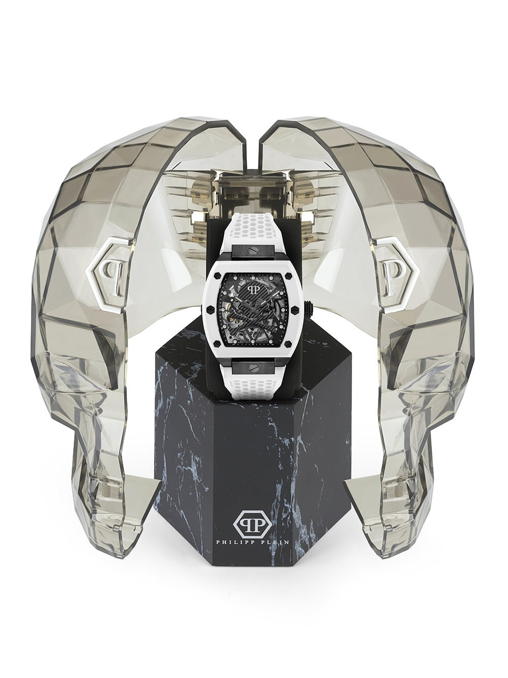 Philipp Plein PWBAA2424 vyriškas laikrodis The Skeleton Automatic 44mm 5ATM