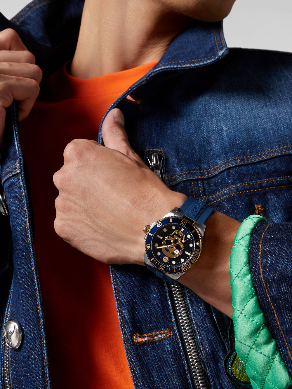 Philipp Plein PWOAA0222 The $kull Diver 44mm 10ATM