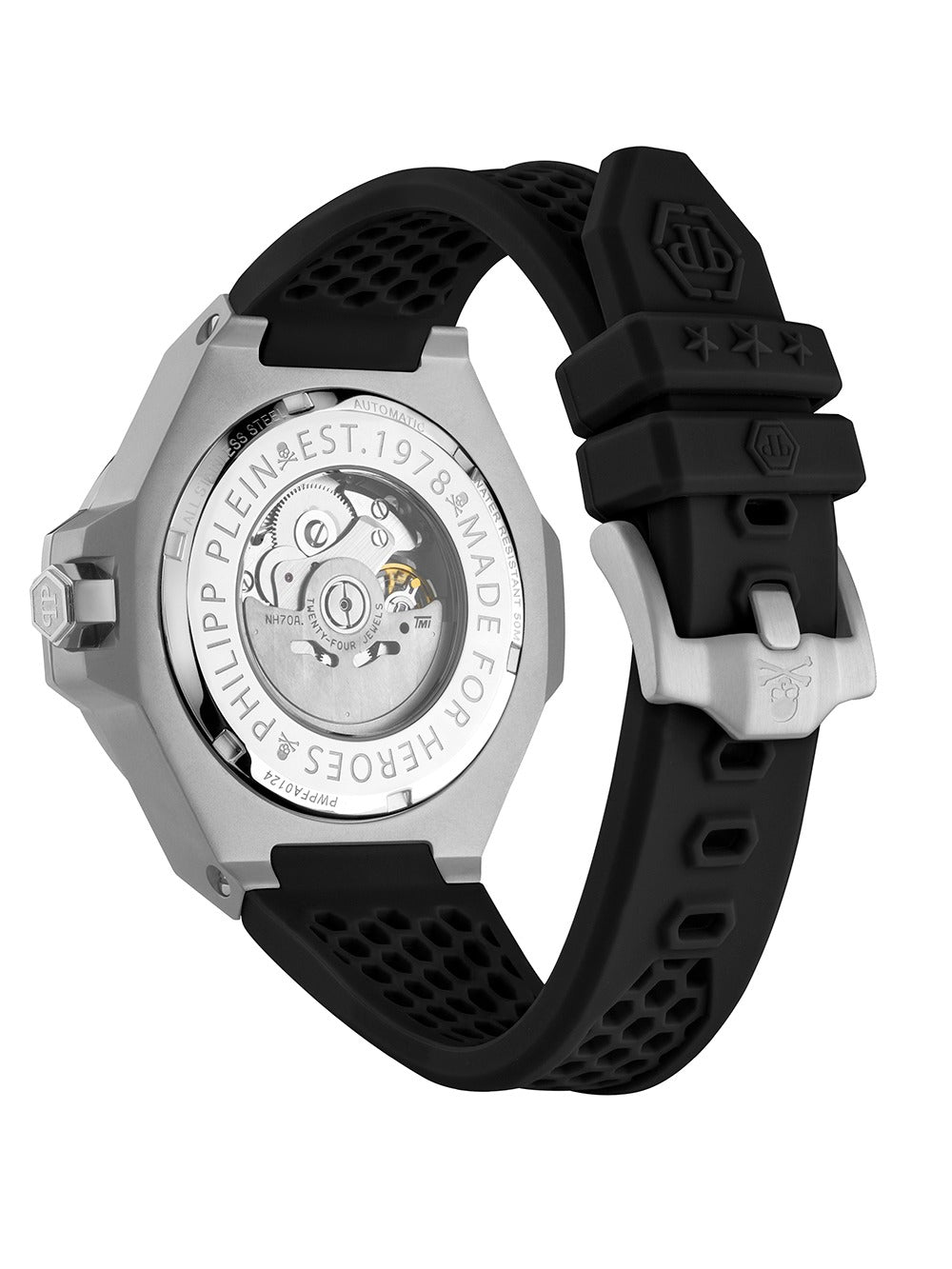 Philipp Plein PWPFA0124 vyriškas laikrodis Skeleton Royal Automatic 46mm 5ATM