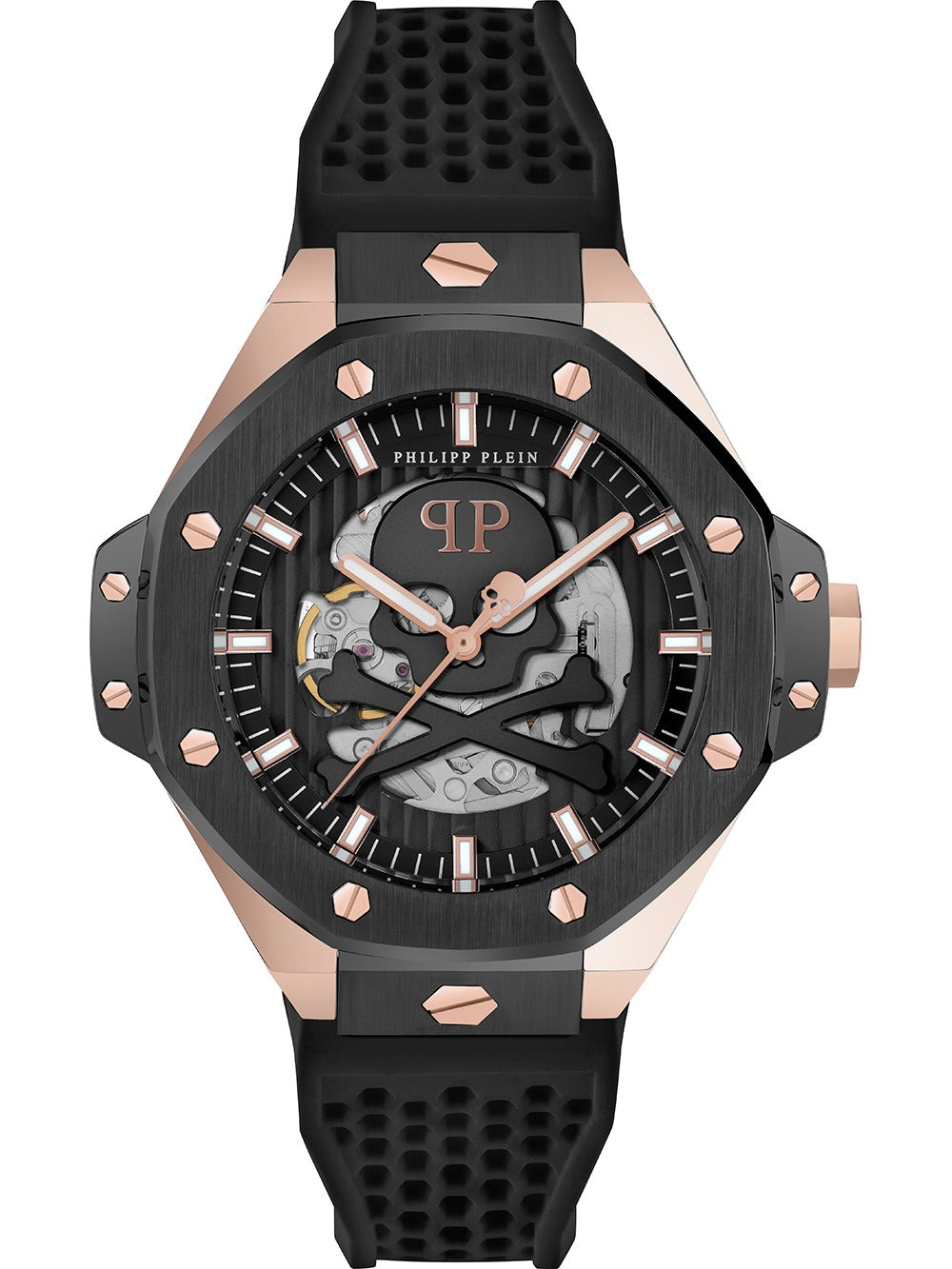 Philipp Plein PWPFA0224 vyriškas laikrodis Skeleton Royal Automatic 46mm 5ATM