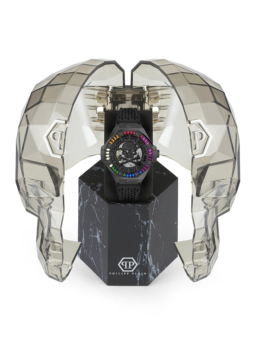 Philipp Plein PWPFA0424 vyriškas laikrodis Skeleton Royal Automatic 46mm 5ATM
