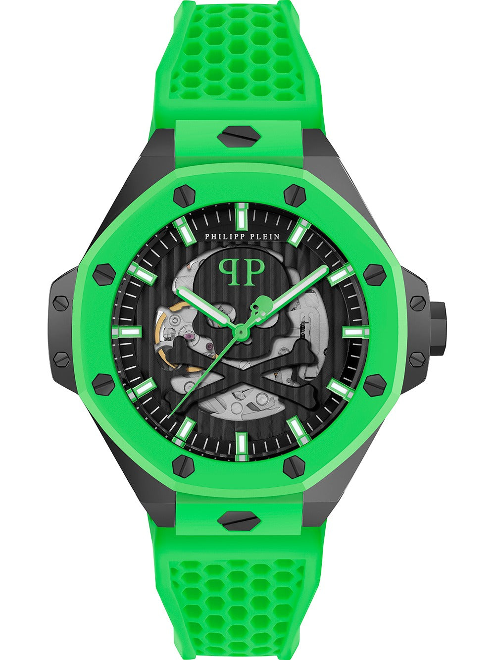 Philipp Plein PWPFA0624 vyriškas laikrodis Skeleton Royal Automatic 46mm 5ATM