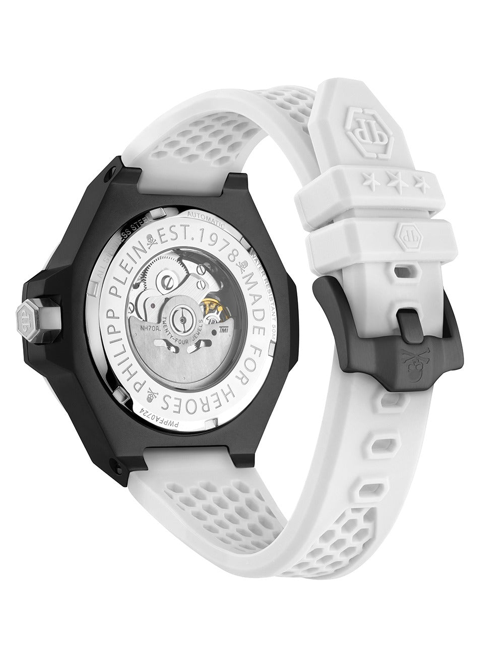 Philipp Plein PWPFA0724 vyriškas laikrodis Skeleton Royal Automatic 46mm 5ATM