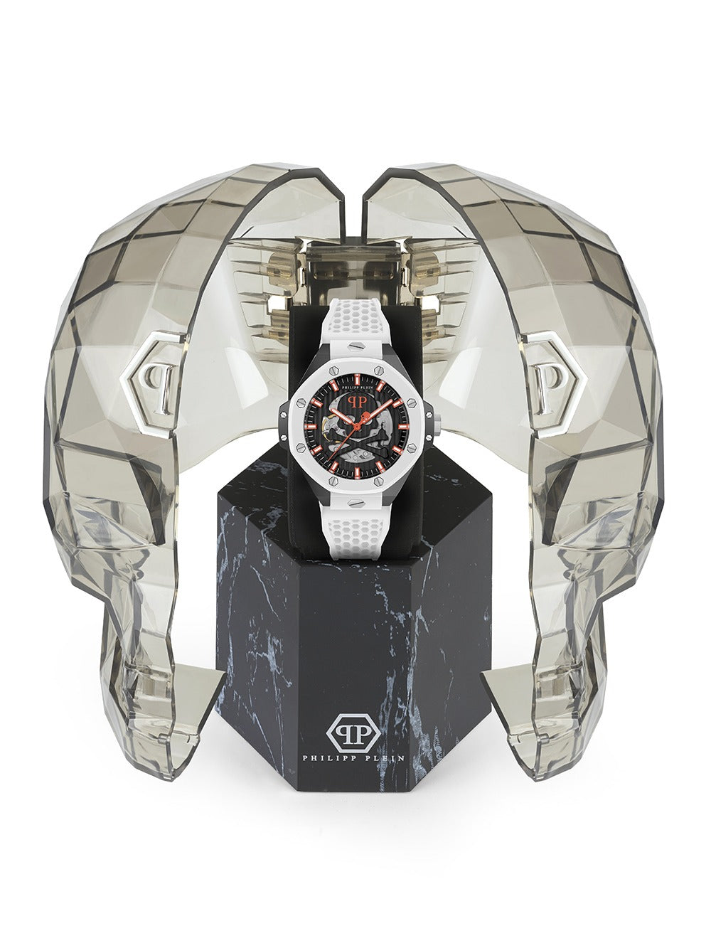 Philipp Plein PWPFA0724 vyriškas laikrodis Skeleton Royal Automatic 46mm 5ATM