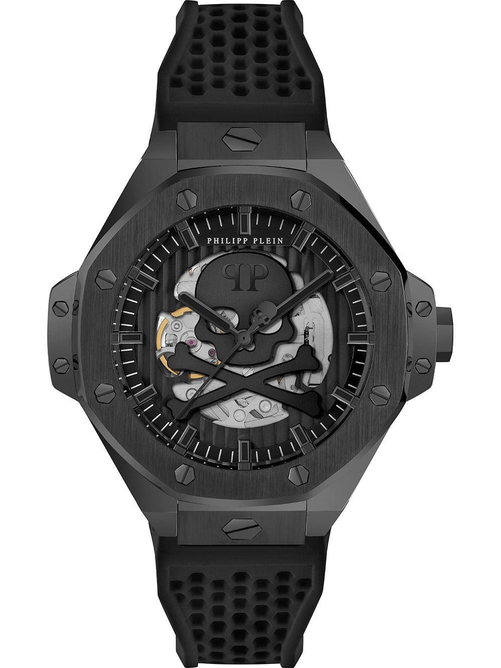 Philipp Plein PWPFA0924 vyriškas laikrodis Skeleton Royal Automatic 46mm 5ATM