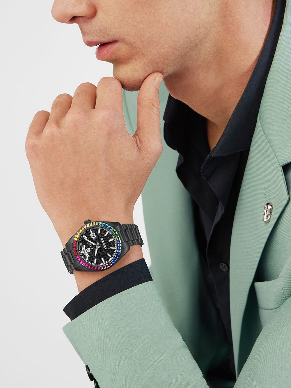 Philipp Plein PWPNA0624 Rock Couture Day-Date 42mm 5ATM
