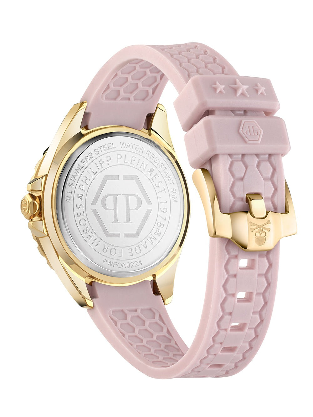 Philipp Plein PWPOA0224 moteriškas laikrodis Rock Couture 38mm 5ATM
