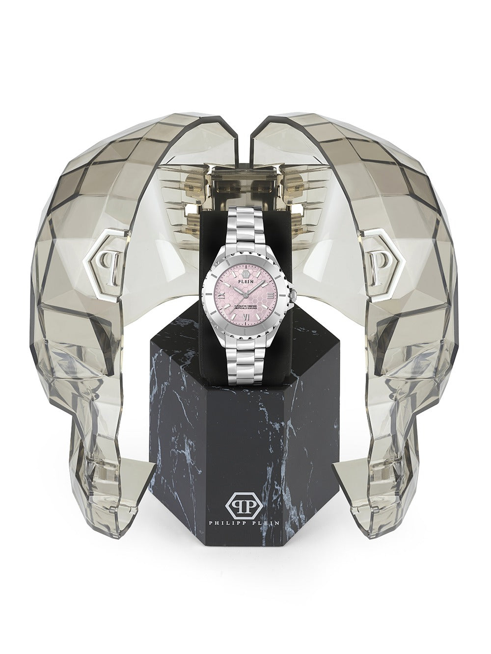 Philipp Plein PWPOA0324 moteriškas laikrodis Rock Couture 38mm 5ATM