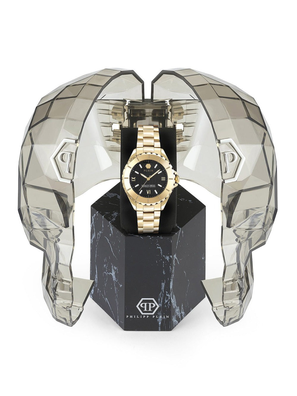 Philipp Plein PWPOA0524 moteriškas laikrodis Rock Couture 38mm 5ATM