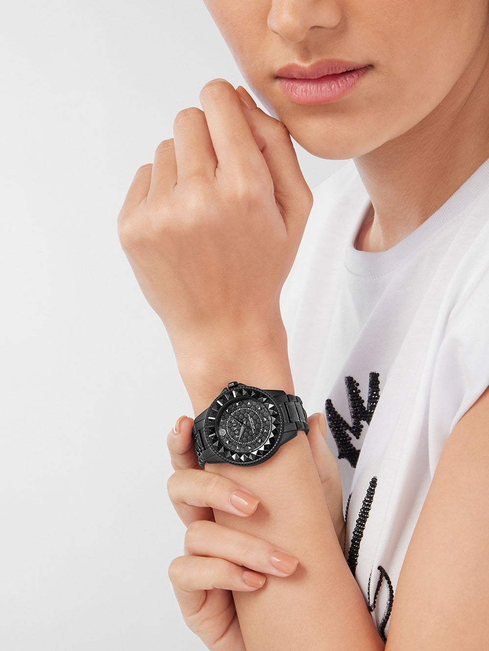 Philipp Plein PWPQA0524 moteriškas laikrodis Rock Couture 38mm 5ATM