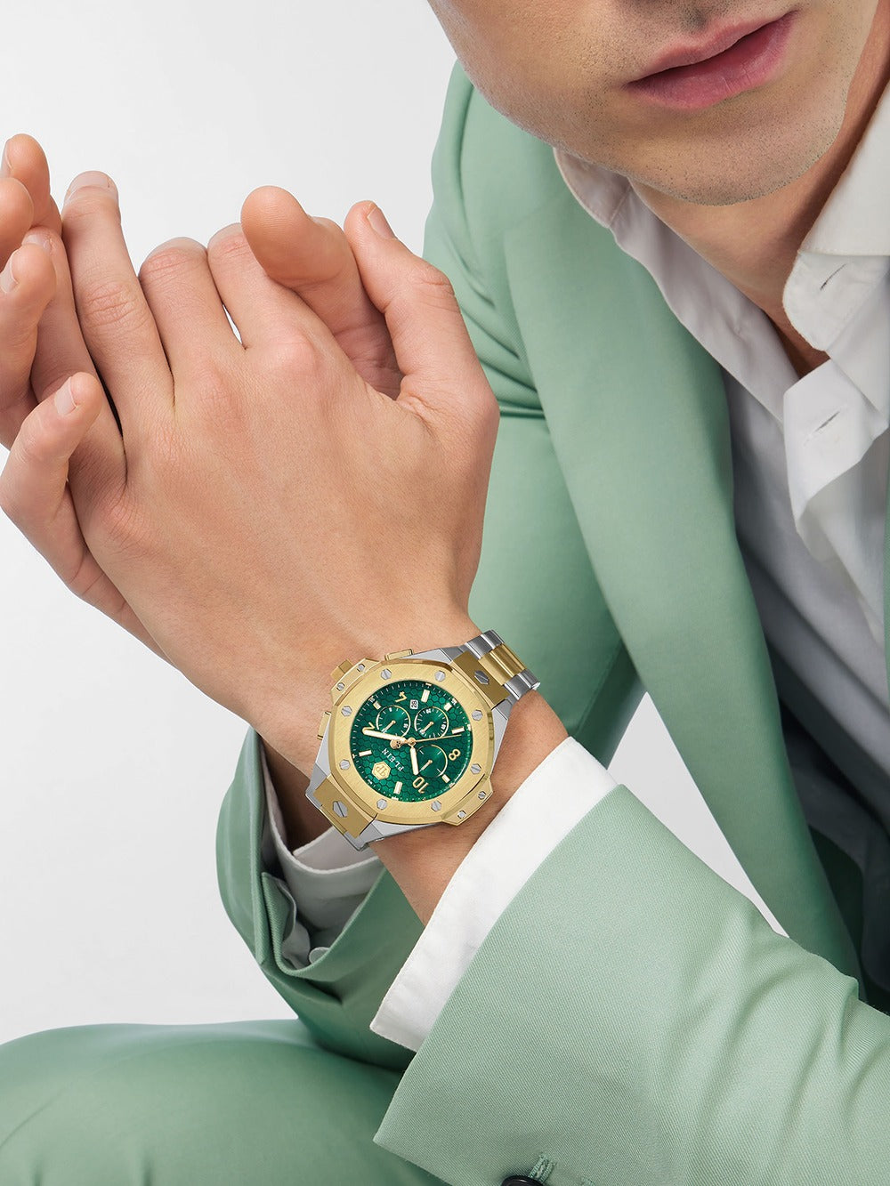 Philipp Plein PWPRA0324 vyriškas laikrodis Chrono Royal 46mm 5ATM