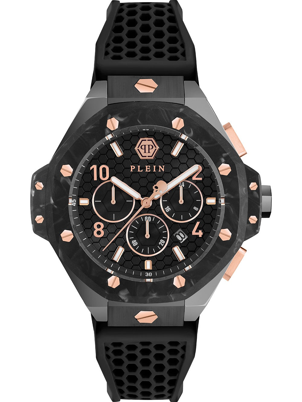Philipp Plein PWPRA0524 vyriškas laikrodis Chrono Royal 46mm 5ATM
