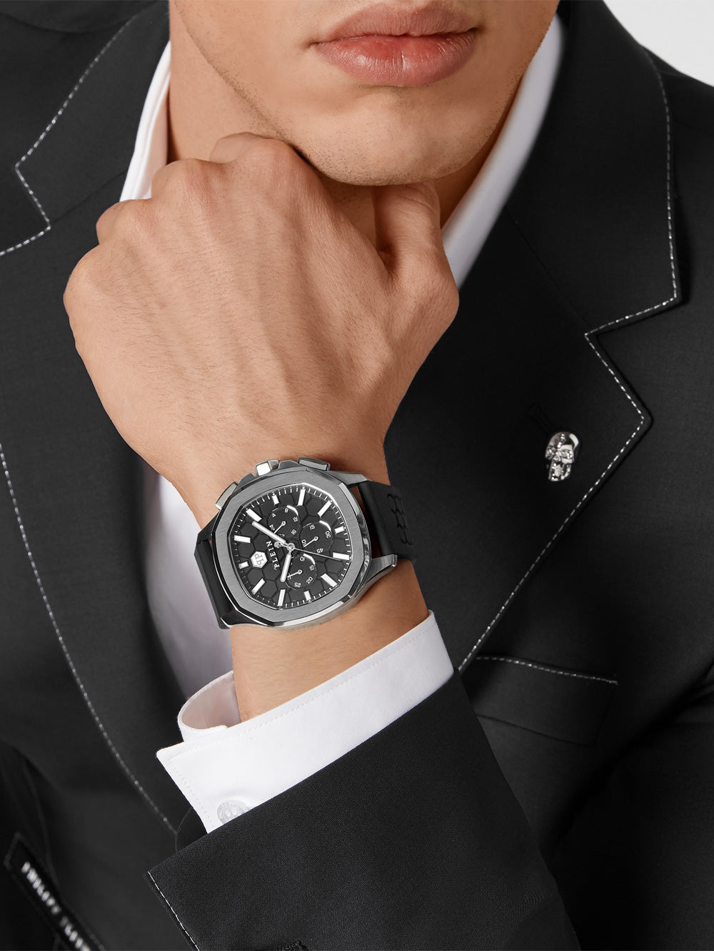 Philipp Plein PWSAA0123 High-Conic Chronograph vyriškas laikrodis 44mm 5ATM